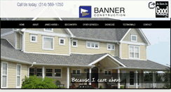 Desktop Screenshot of bannerconstruction.com